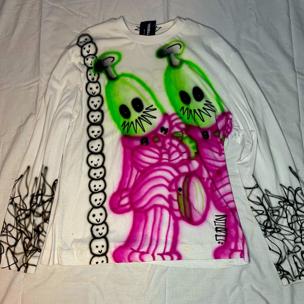 Zombie Bananas in Pajamas Long Sleeve (airbrushed)